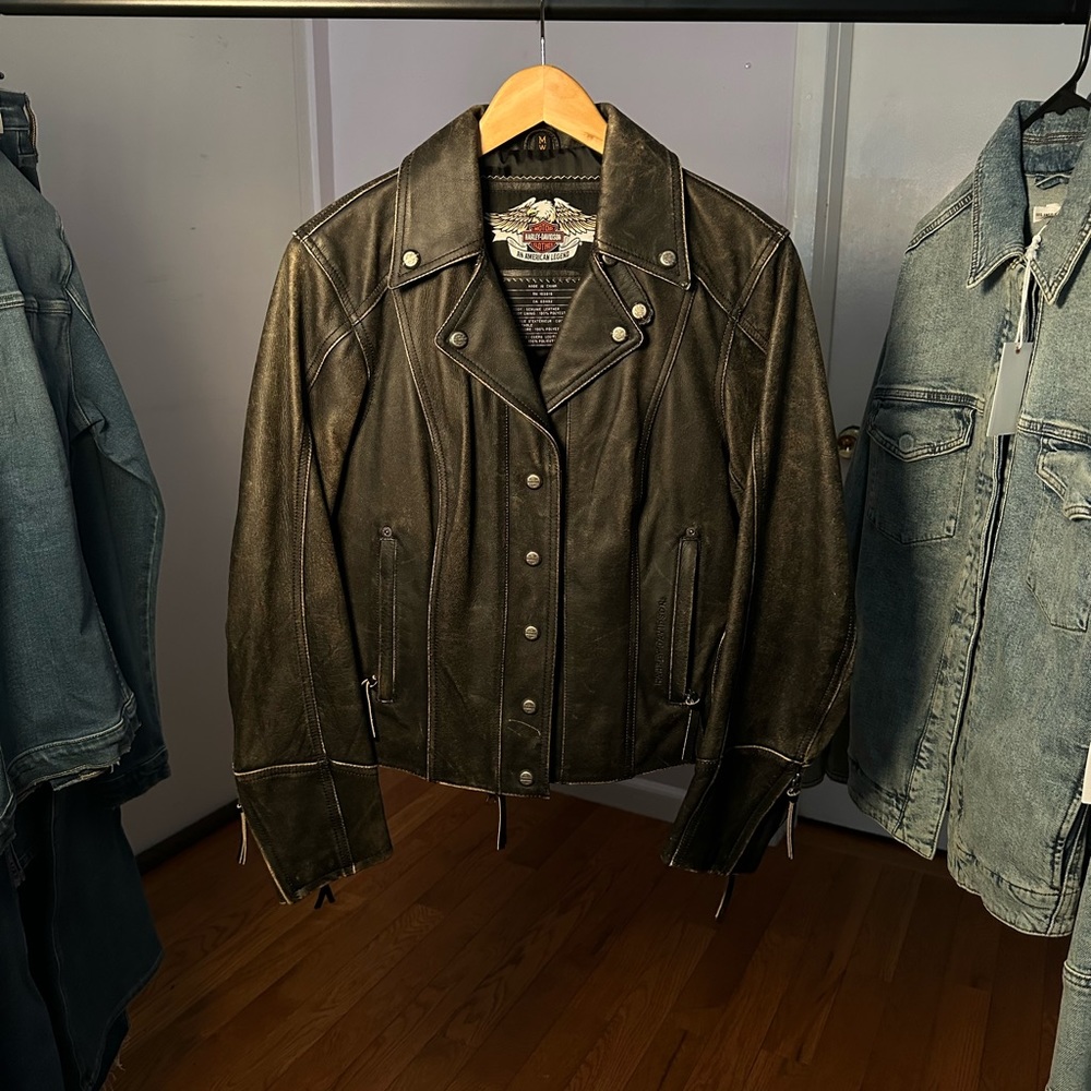 Harley Davidson Women or Men Leather jacket
